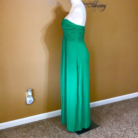 Dessy Prom/Bridesmaid Dress in Pantone Green - Picture 7 of 16